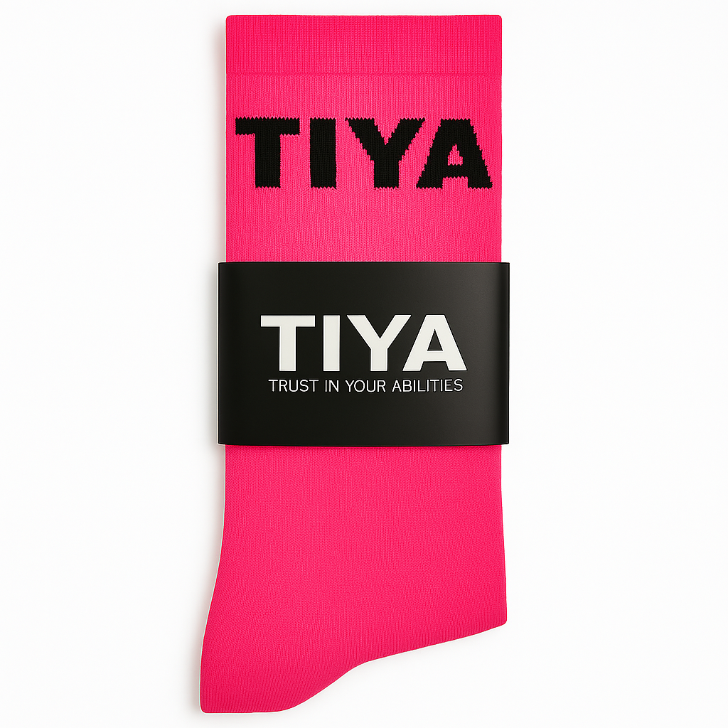 High-Performance Athletic Running Socks - Pink