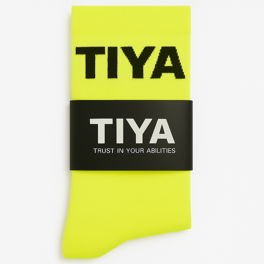 High-Performance Athletic Running Socks - Yellow