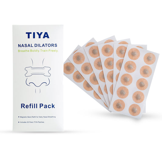 TIYA Refill Pack – 30 Pairs Magnetic Nasal Patches