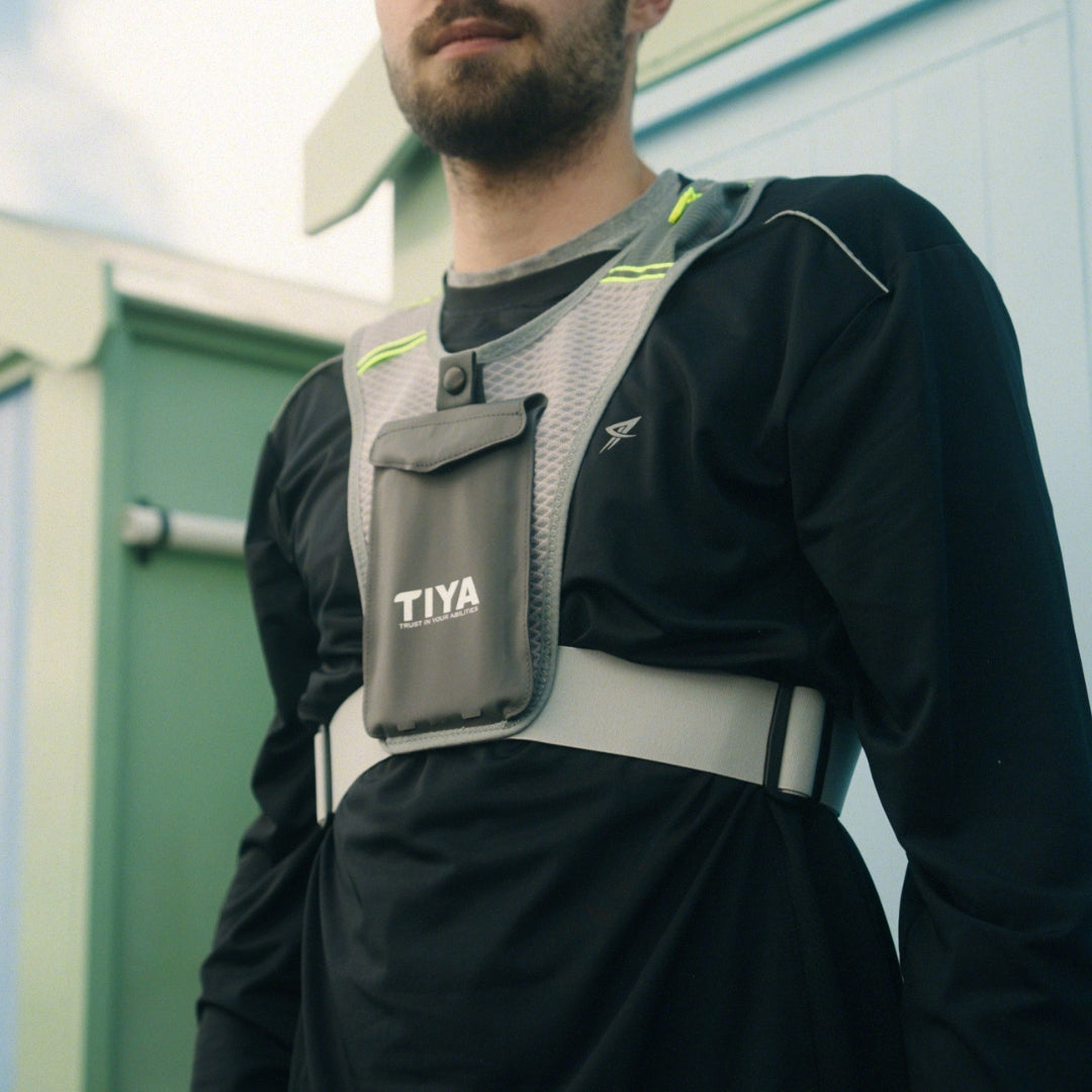 Running Phone Holder Vest - Grey