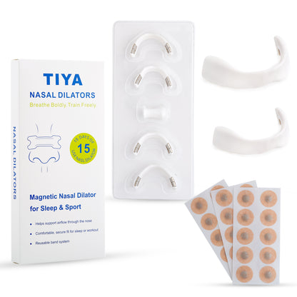 TIYA Nasal Dilator Kit – 15 Day Supply for Sleep & Sport