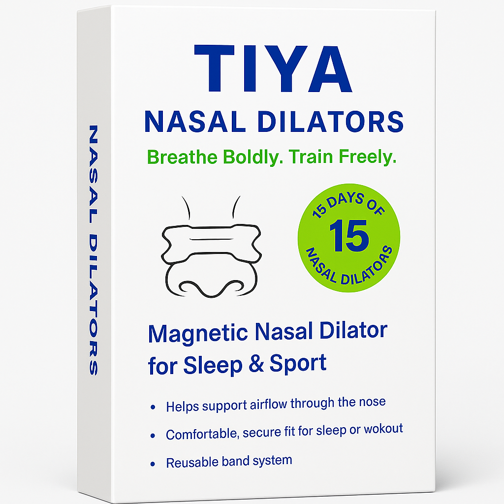 TIYA Nasal Dilator Kit – 15 Day Supply for Sleep & Sport