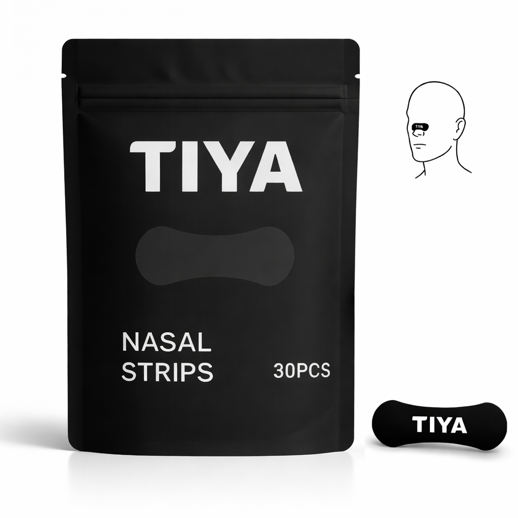 TIYA Nasal Strips - Better Breathing for Sleep, Sport & Everyday Use (30 pack)