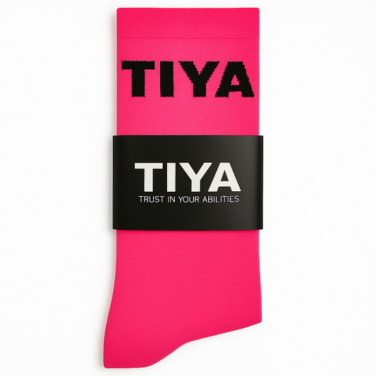 High-Performance Athletic Running Socks - Pink