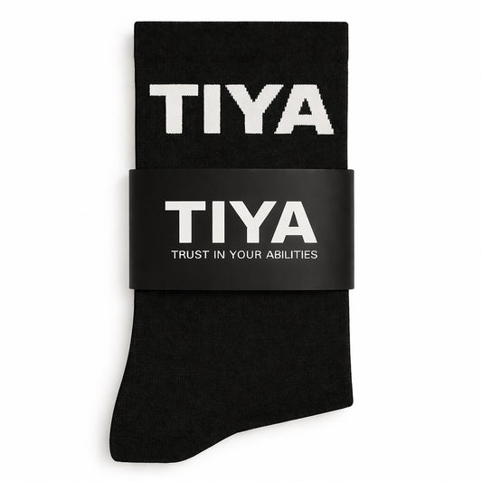 High-Performance Athletic Running Socks - Black