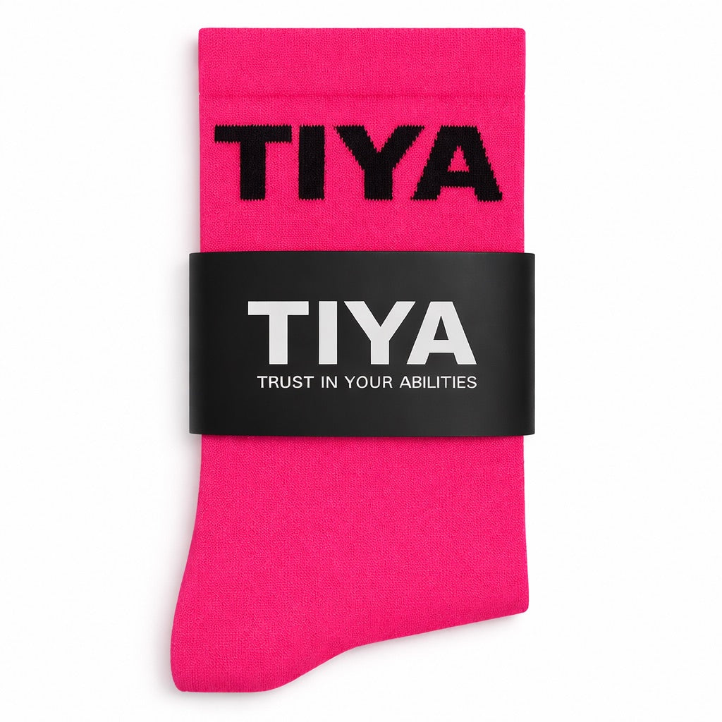 High-Performance Athletic Running Socks - Pink