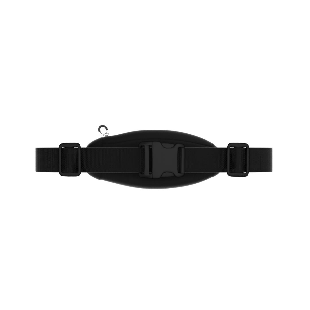 Reflective Running Waist Bag - Black