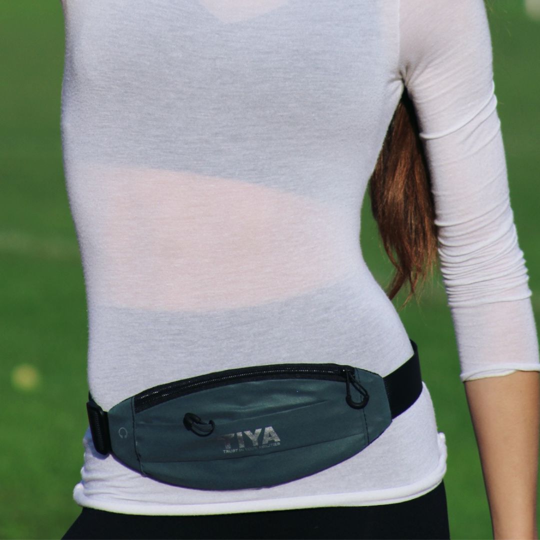 Running Belt Waist Bag - Black