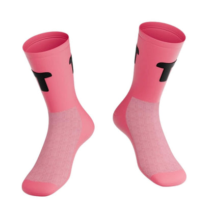 High-Performance Athletic Running Socks - Pink