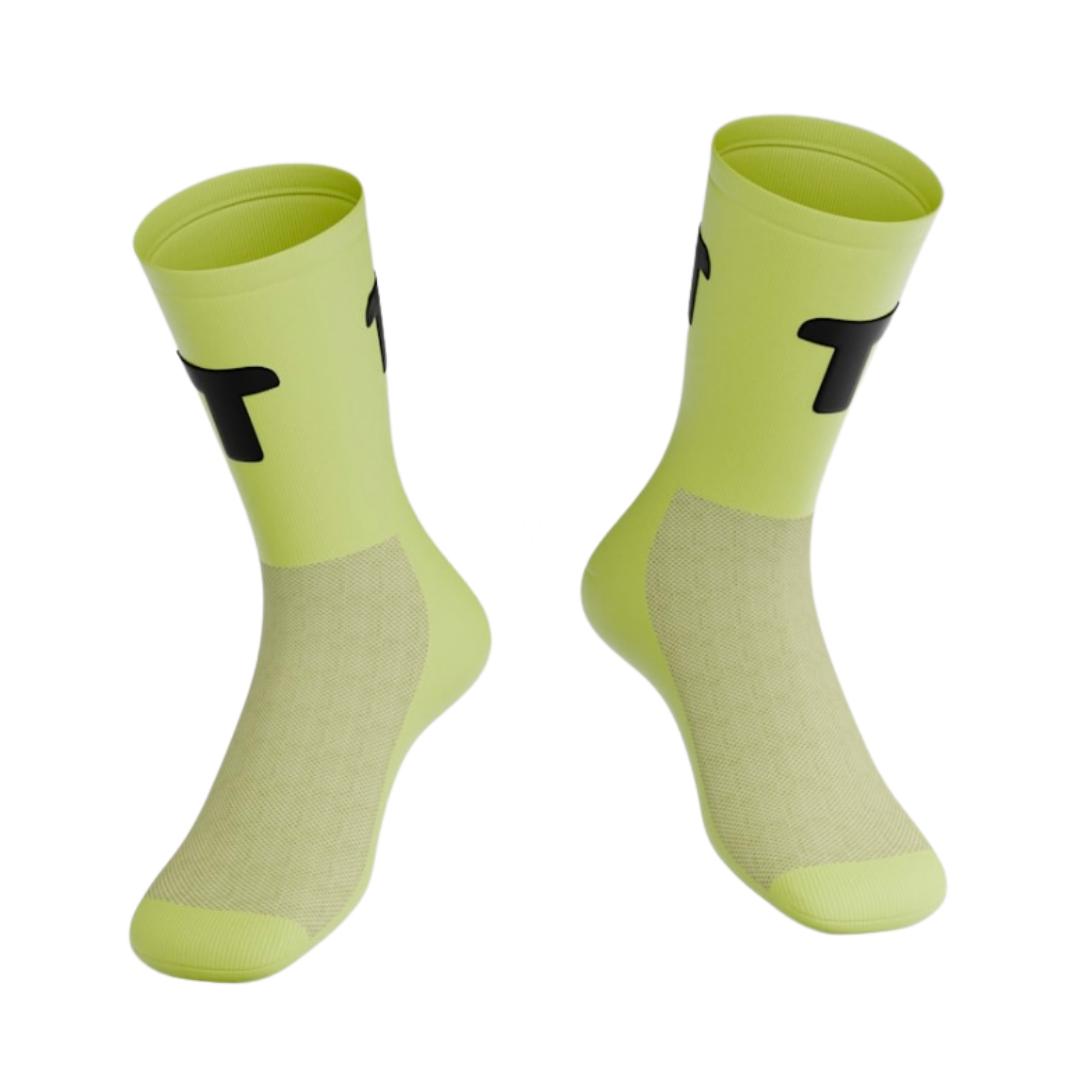 High-Performance Athletic Running Socks - Yellow