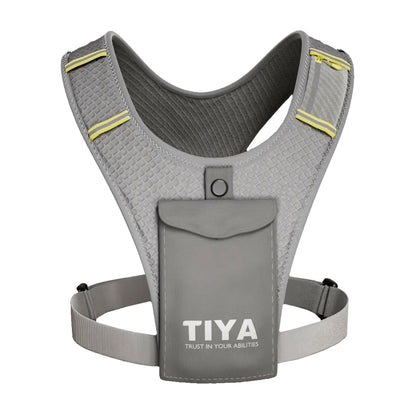 Running Phone Holder Vest - Grey